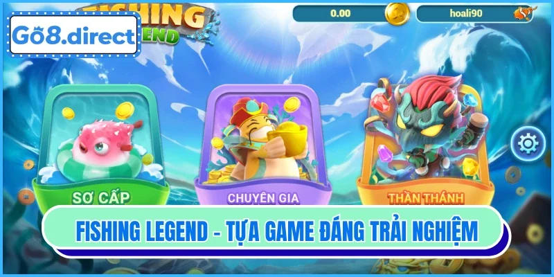 Fishing legend - Tựa game xanh chín đáng trải nghiệm
